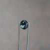 natural teal oval sapphire from Madagascar