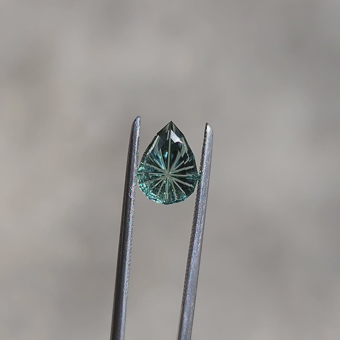 Fantasy Pear Cut Tourmaline Teal from Brazil
