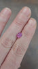 natural purple pink oval sapphire from Sri Lanka