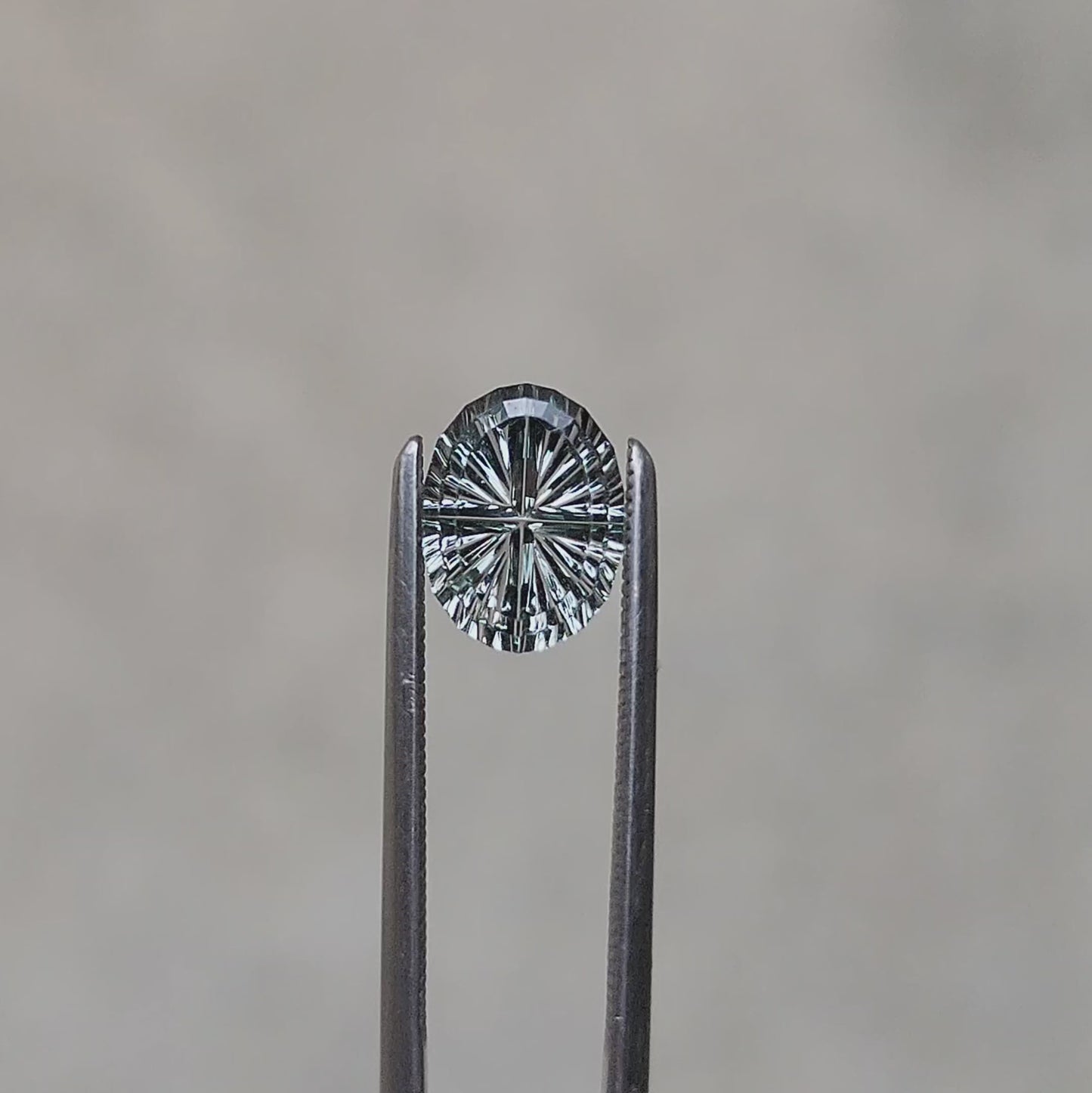 1.75ct Natural Blue Green Oval Montana Sapphire - Starbrite Cut by John Dyer