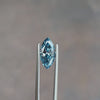 Marquise cut lab fancy vivid blue diamond