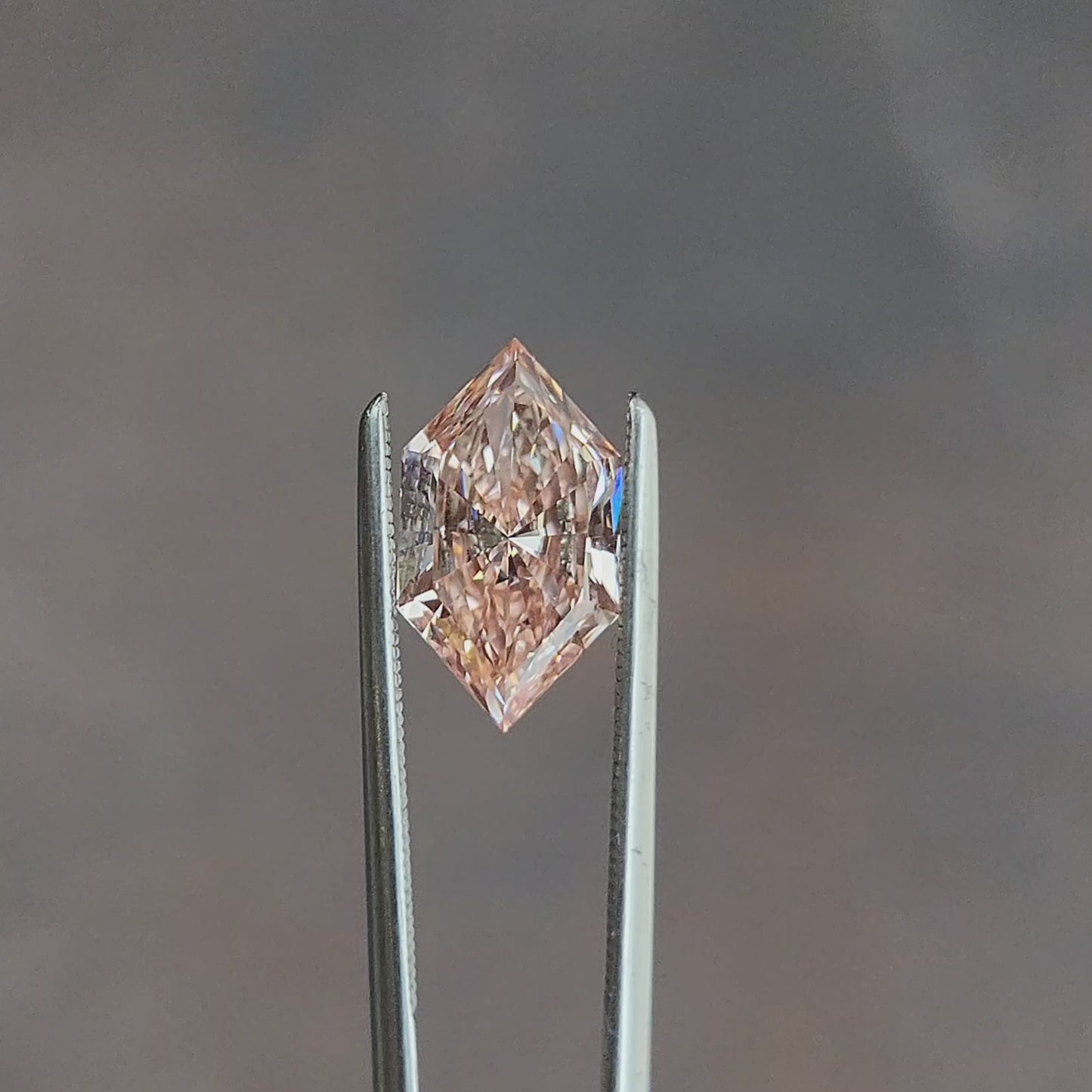 Fancy Vivid Pink Lab Diamond Duchess Cut