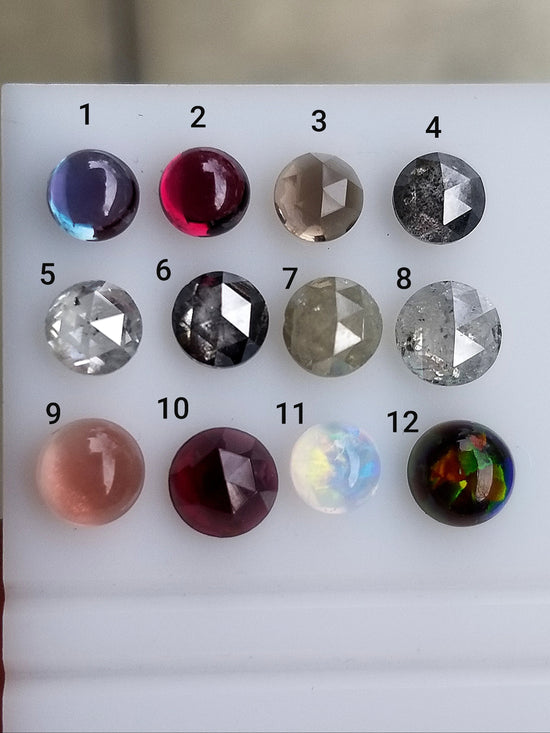 Freya Engagement Ring with Leaves and Pear Salt & Pepper Diamond - Custom Pick your Center Stone - 14k White Gold, Yellow Gold or Rose Gold