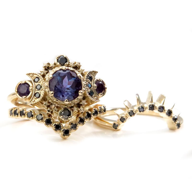 Moon Rings – Swank Metalsmithing