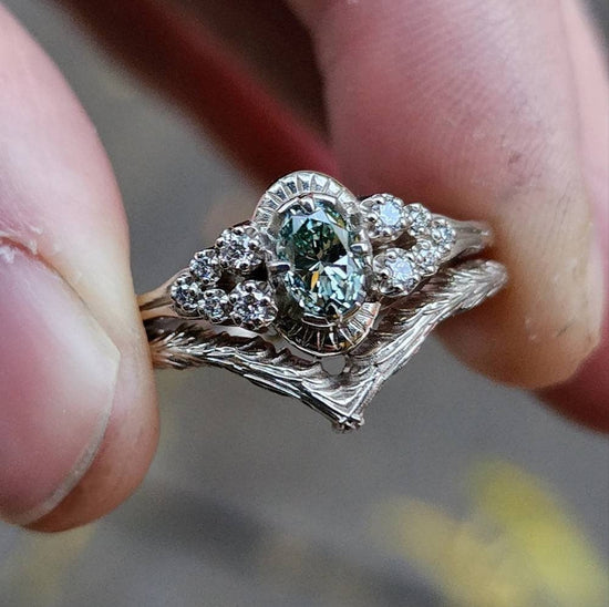 Half carat blue diamond Clearance